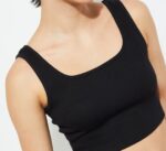KLASSY LIFE Stylish sleeveless rib top in solid color - Image 4