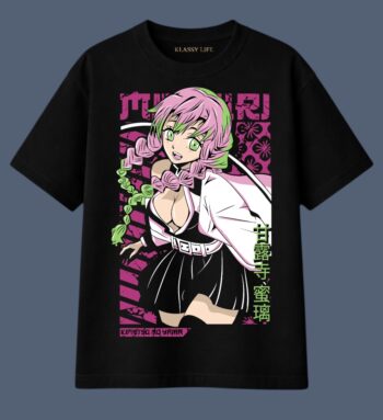 KlassyLife Love Hashira Oversized Anime T-Shirt – Demon Slayer Edition (Unisex) G3