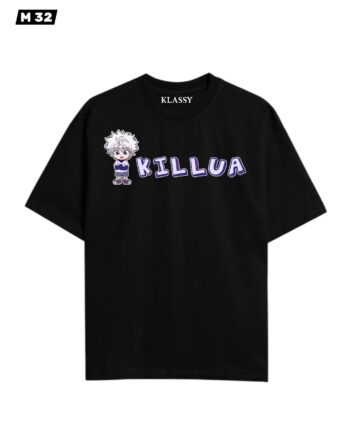 KlassyLife KILLUA Oversized Graphic T-Shirt – Anime Collection (M32)