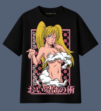 Klassy Life “Blush Jutsu” Anime Oversized T-shirt