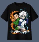 KlassyLife Hunter x Hunter Duo Oversized T-Shirt – Gon & Killua Graphic Tee