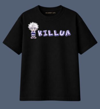 KlassyLife KILLUA Oversized Graphic T-Shirt – Anime Collection (M32)