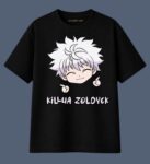 Klassy Killua Zoldyck Anime Oversized T-Shirt – Premium Cotton (Unisex)