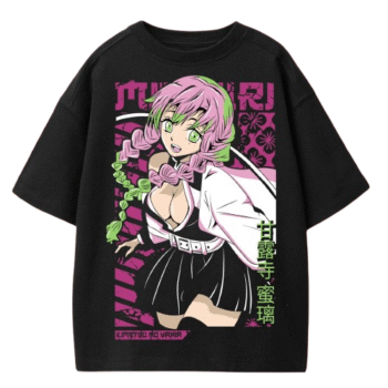 KlassyLife Love Hashira Oversized Anime T-Shirt – Demon Slayer Edition (Unisex) G3