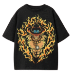 KlassyLife “Fire Ace Oversized Anime T-Shirt – One Piece Edition” M16