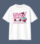 Love Poison Graphic Printed Oversized T-Shirt for Men & Women | Premium Cotton Streetwear | Klassy Life